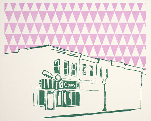 Baltimore Maryland | Charmery | Letterpress 8"x10" Poster