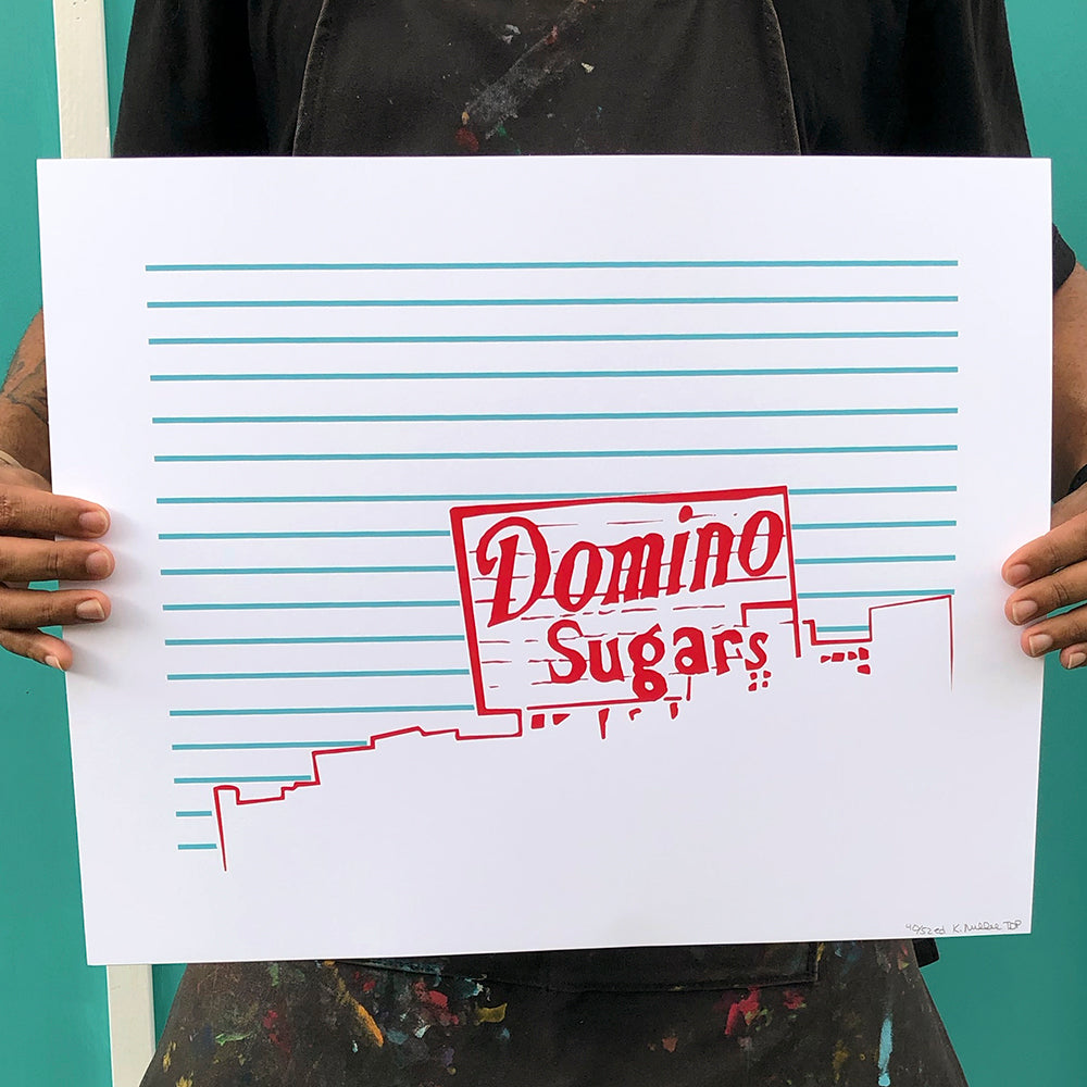 Baltimore Maryland | Domino Sugars Sign | Limited Edition Silk Screen 16
