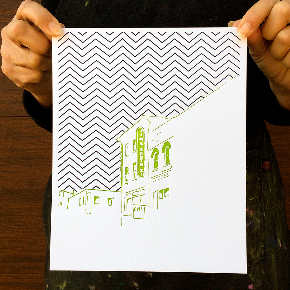 Philadelphia | Jim's on South Street | Letterpress 8