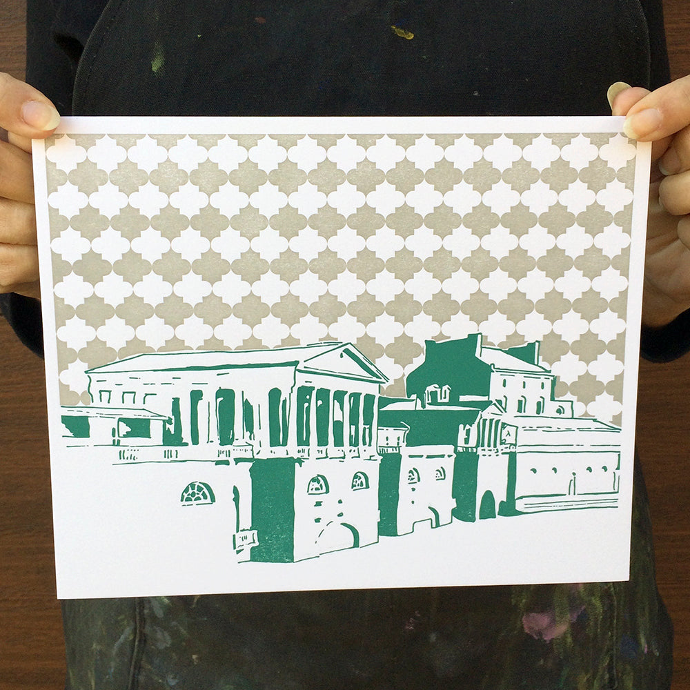 Philadelphia | Water Works | Letterpress 8