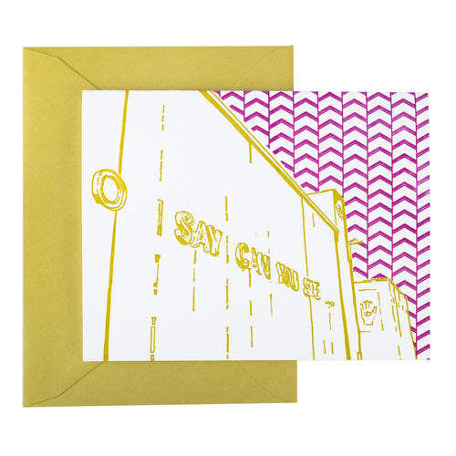 Baltimore Maryland | American Visionary Art Museum | Letterpress City Card