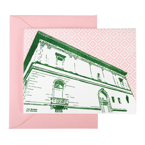 Baltimore Maryland |The Walters Art Museum | Letterpress City Card