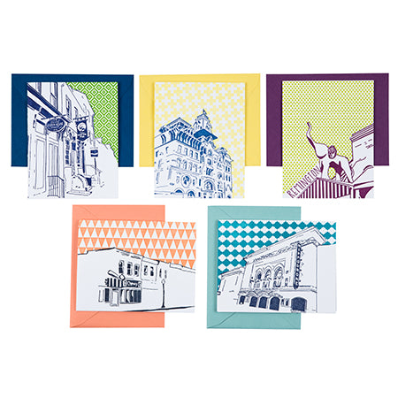 Baltimore Maryland | Baltimore Local Love Pack of 5 Cards | Letterpress City Cards