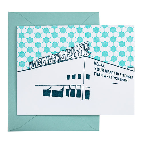 Washington D.C. | Union Market | Letterpress City Card