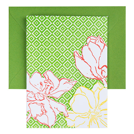 Letterpress Floral Card Mix Pack