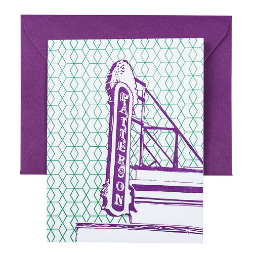 Baltimore Maryland | Creative Alliance | Letterpress City Card