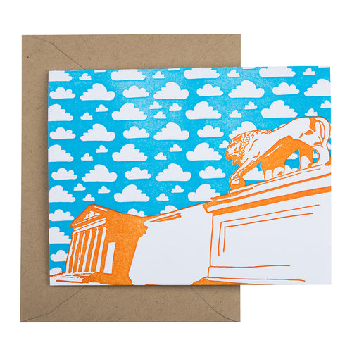 Baltimore Maryland | Baltimore Museum of Art | Letterpress City Card