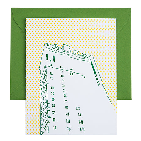 Waco Texas | ALICO Building | Letterpress City Card