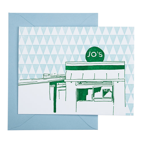 Austin Texas | Jo's Coffee | Letterpress City Card