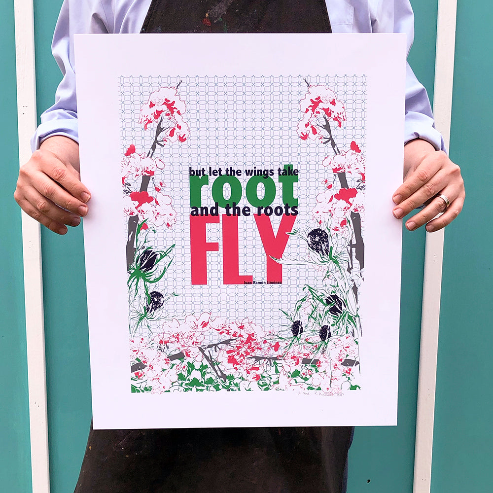 Wings & Roots | Limited Edition Silk Screen 16" x 20" poster