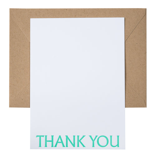 Thank You Card | Letterpress Cards