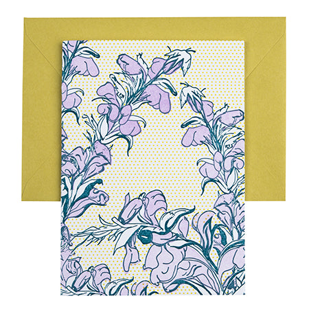 Thorn Flower | Letterpress Floral Card