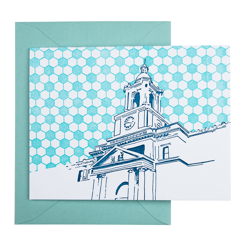 Baltimore Maryland | The Rotunda | Letterpress City Card
