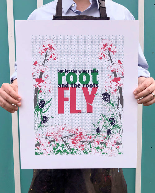 Wings & Roots | Limited Edition Silk Screen 16" x 20" poster